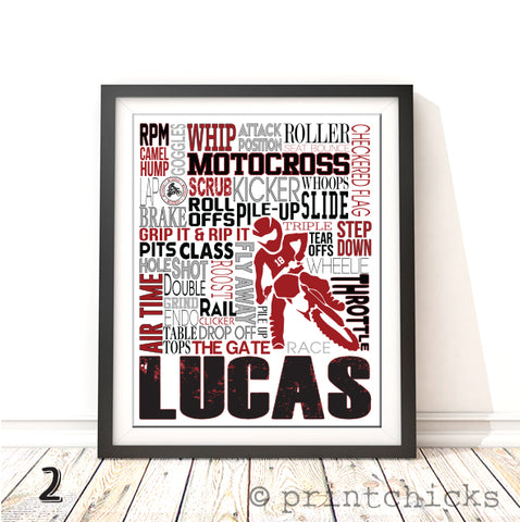 Motocross Custom Print - PrintChicks