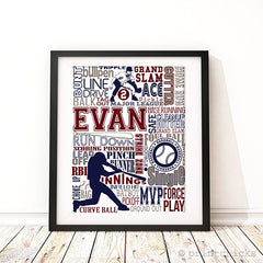 baseball print