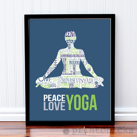 Yoga Personalized Print - PrintChicks