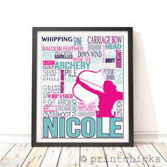 archery print
