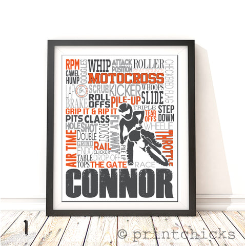 Motocross Custom Print - PrintChicks