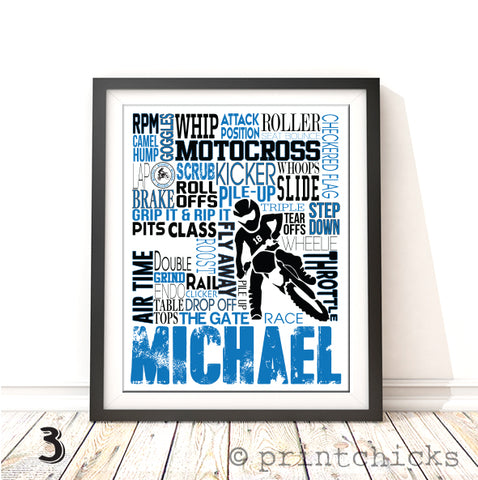 Motocross Custom Print - PrintChicks