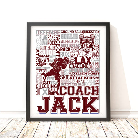 Lacrosse - Boy - Custom Print - PrintChicks
