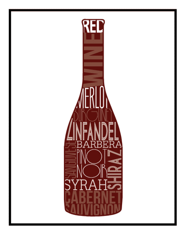 wine print