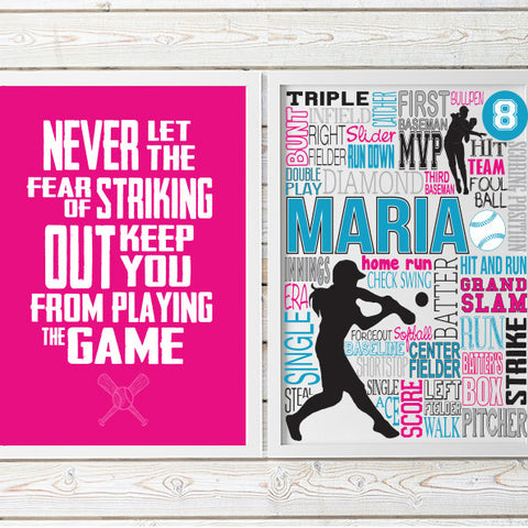 Baseball Quote Print - PrintChicks