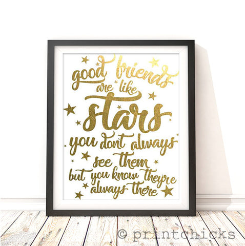 Gold foil decor