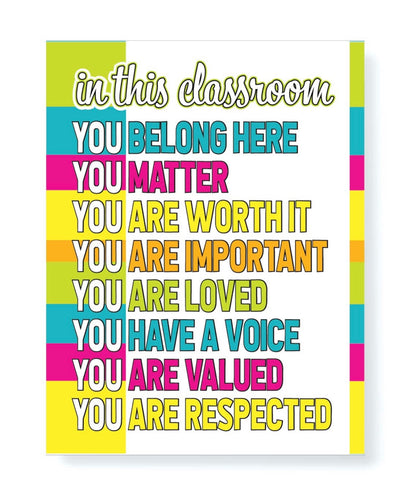 Diversity Rainbow Classroom  Print - PrintChicks