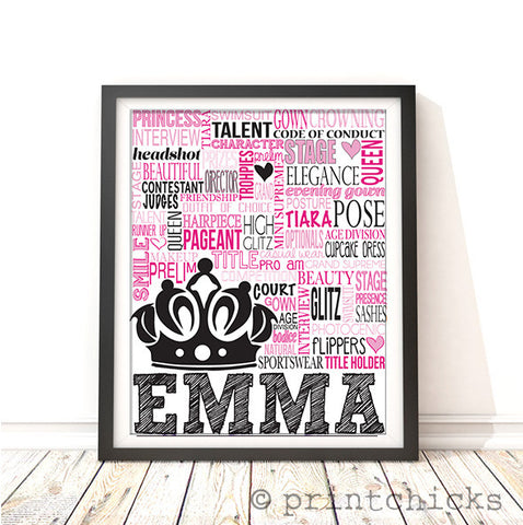 custom beauty pageant gift