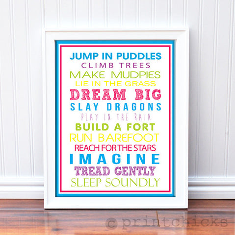 Playroom Custom Print - PrintChicks