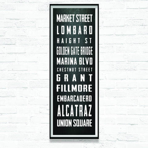Custom San Francisco Poster