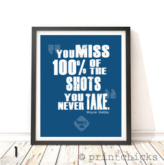 Hockey Quote Personalized Print - PrintChicks