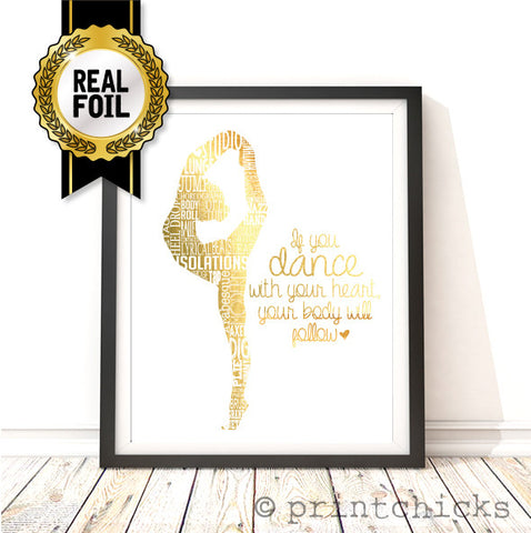 Gold Foil Dance