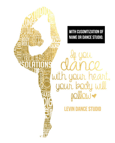 personalized foil print