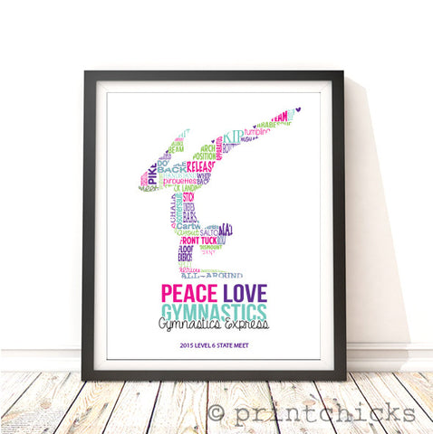 peace love gymnastics