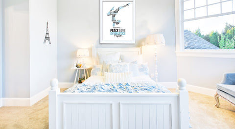 Gymnastics Silhouette Personalized Print - PrintChicks
