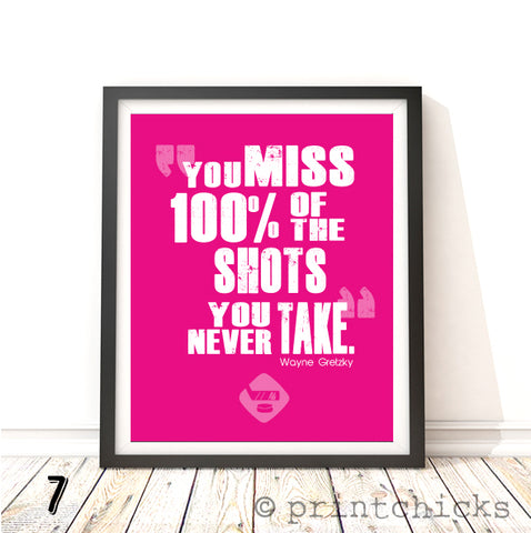 Hockey Quote Personalized Print - PrintChicks