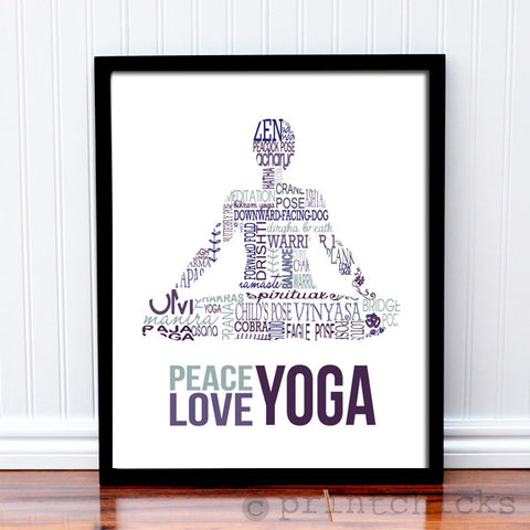 Yoga Personalized Print - PrintChicks