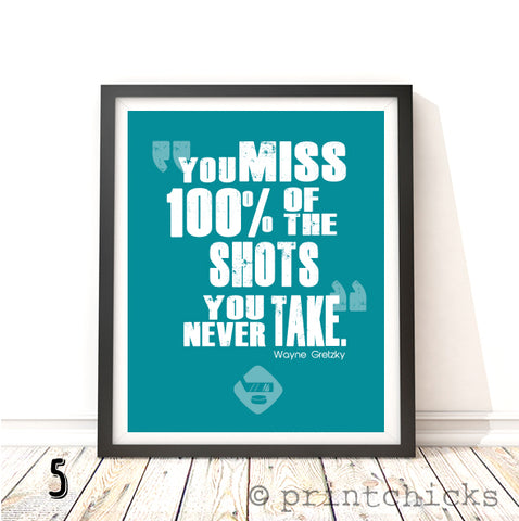 Hockey Quote Personalized Print - PrintChicks
