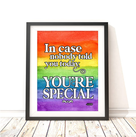 You're Special - Lizzo Print - PrintChicks