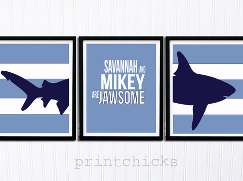 Shark Decor Print Set - PrintChicks