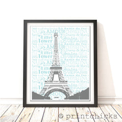 Paris Personalized Print - PrintChicks