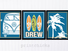 Surf Nursery Print Set- PrintChicks