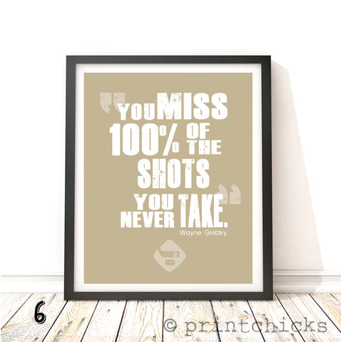 Hockey Quote Personalized Print - PrintChicks